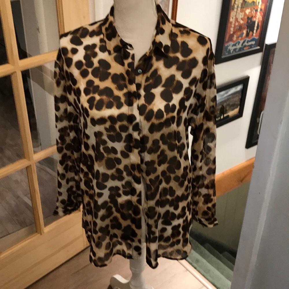 Philosophy leopard shirt